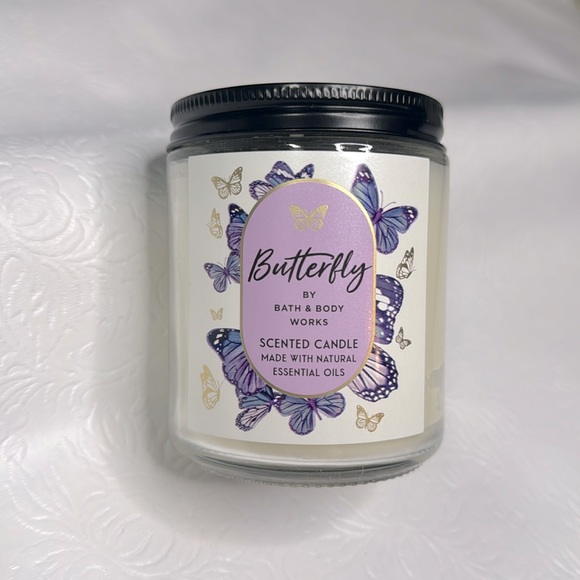 Bath & Body Works | Other | Bath Body Works Butterfly Candle | Poshmark